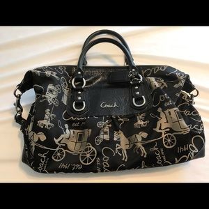 Rare Coach Horse and Carriage Purse